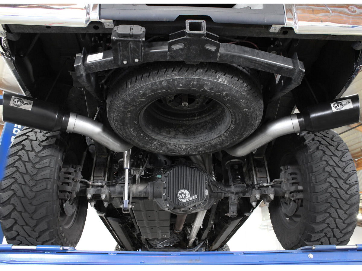 Large Bore-HD 4 Inch 409 Stainless Steel Dpf-Back Exhaust System Ford Diesel Trucks 11-14 V8-6.7L Turbo Diesel 49-43065-B
