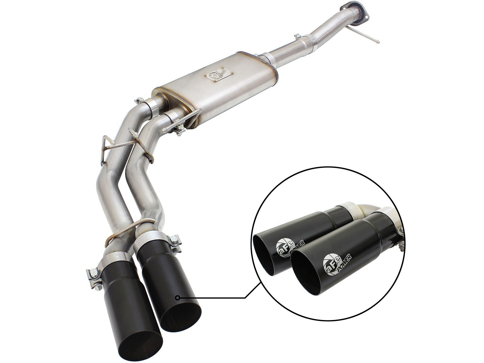 Rebel Series 3 Inch to 2-1/2 Inch 409 Stainless Steel Cat-Back Exhaust Ford F-150 09-14 V8-4.6L/5.4L/5.0L
