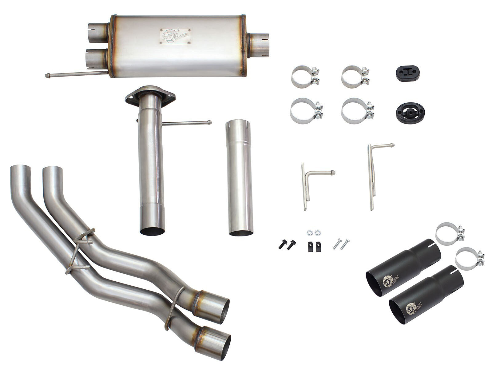 Rebel Series 3 Inch to 2-1/2 Inch 409 Stainless Steel Cat-Back Exhaust Ford F-150 09-14 V8-4.6L/5.4L/5.0L
