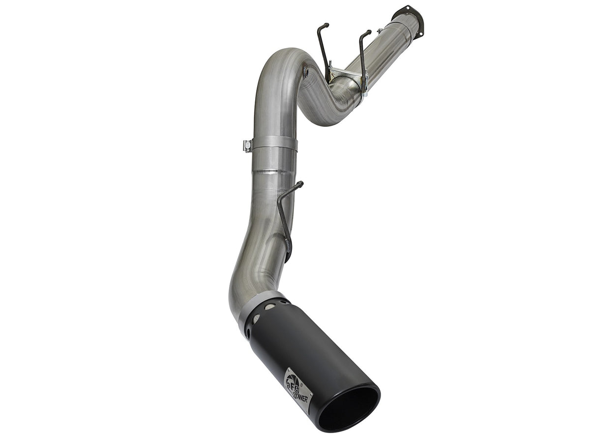 Large Bore-HD 5 Inch 409 Stainless Steel Dpf-Back Exhaust System Ford Diesel Trucks 17-26 V8-6.7L Turbo Diesel