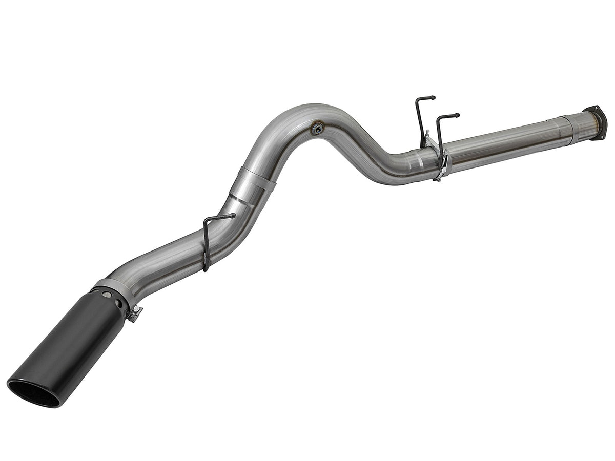 Large Bore-HD 5 Inch 409 Stainless Steel Dpf-Back Exhaust System Ford Diesel Trucks 17-26 V8-6.7L Turbo Diesel