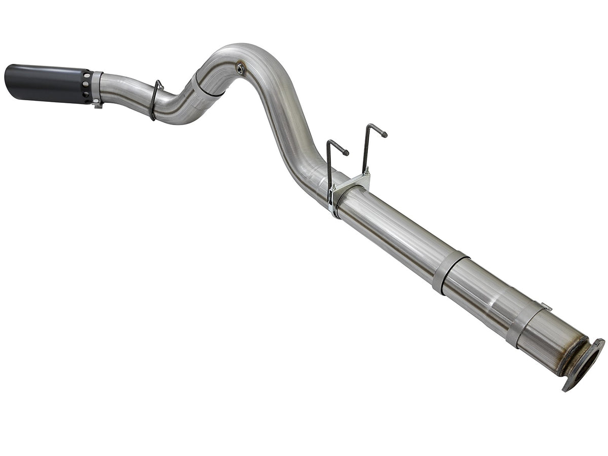 Large Bore-HD 5 Inch 409 Stainless Steel Dpf-Back Exhaust System Ford Diesel Trucks 17-26 V8-6.7L Turbo Diesel