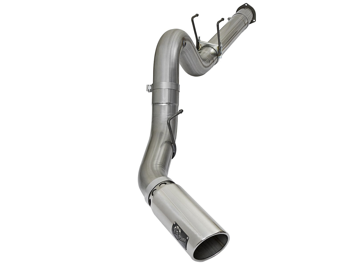 Large Bore-HD 5 Inch 409 Stainless Steel Dpf-Back Exhaust System Ford Diesel Trucks 17-26 V8-6.7L Turbo Diesel