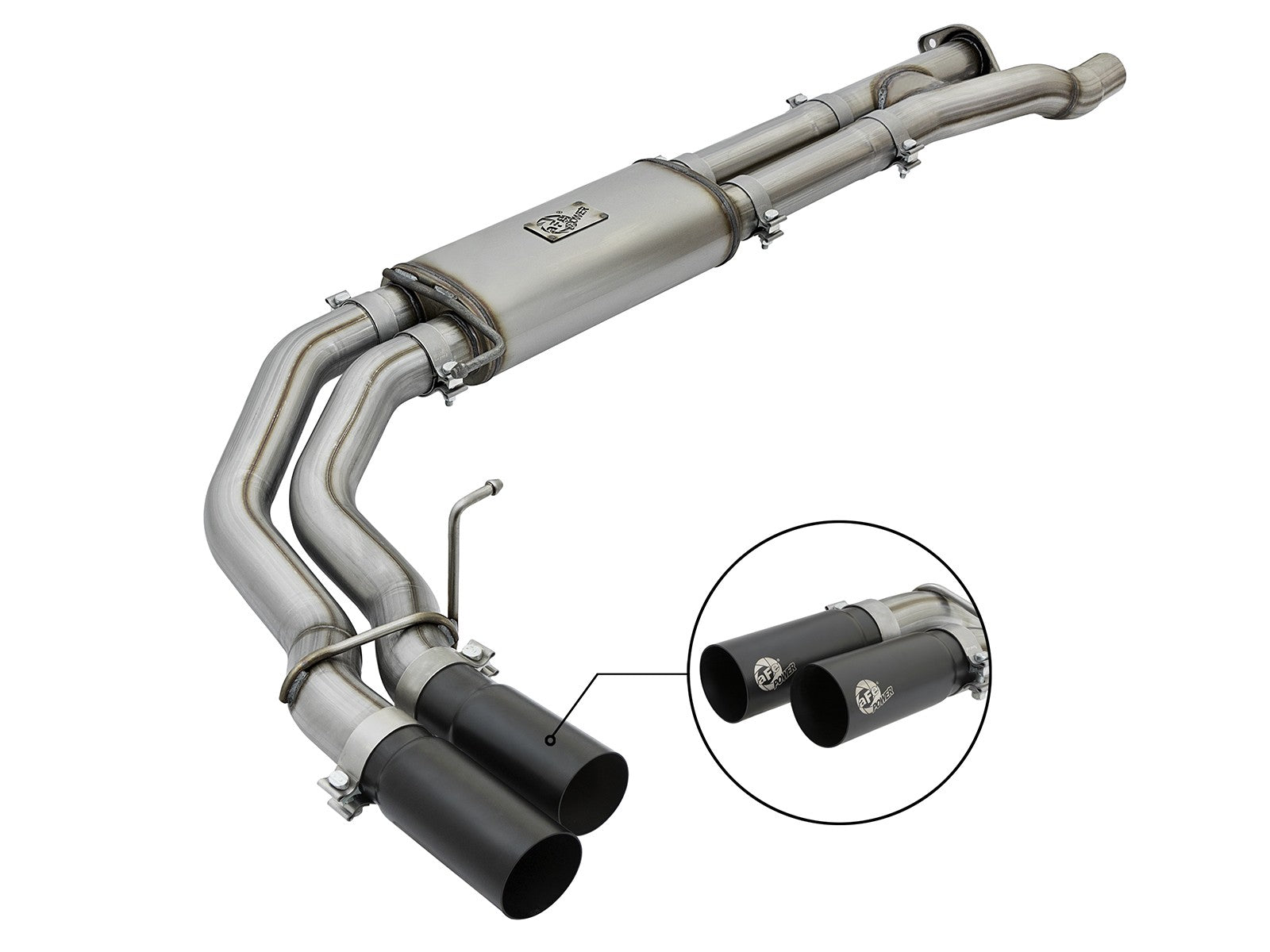 Rebel Series 3 Inch 409 Stainless Steel Cat-Back Exhaust System Ford F-150 Raptor 17-20 V6-3.5L Twin Turbo