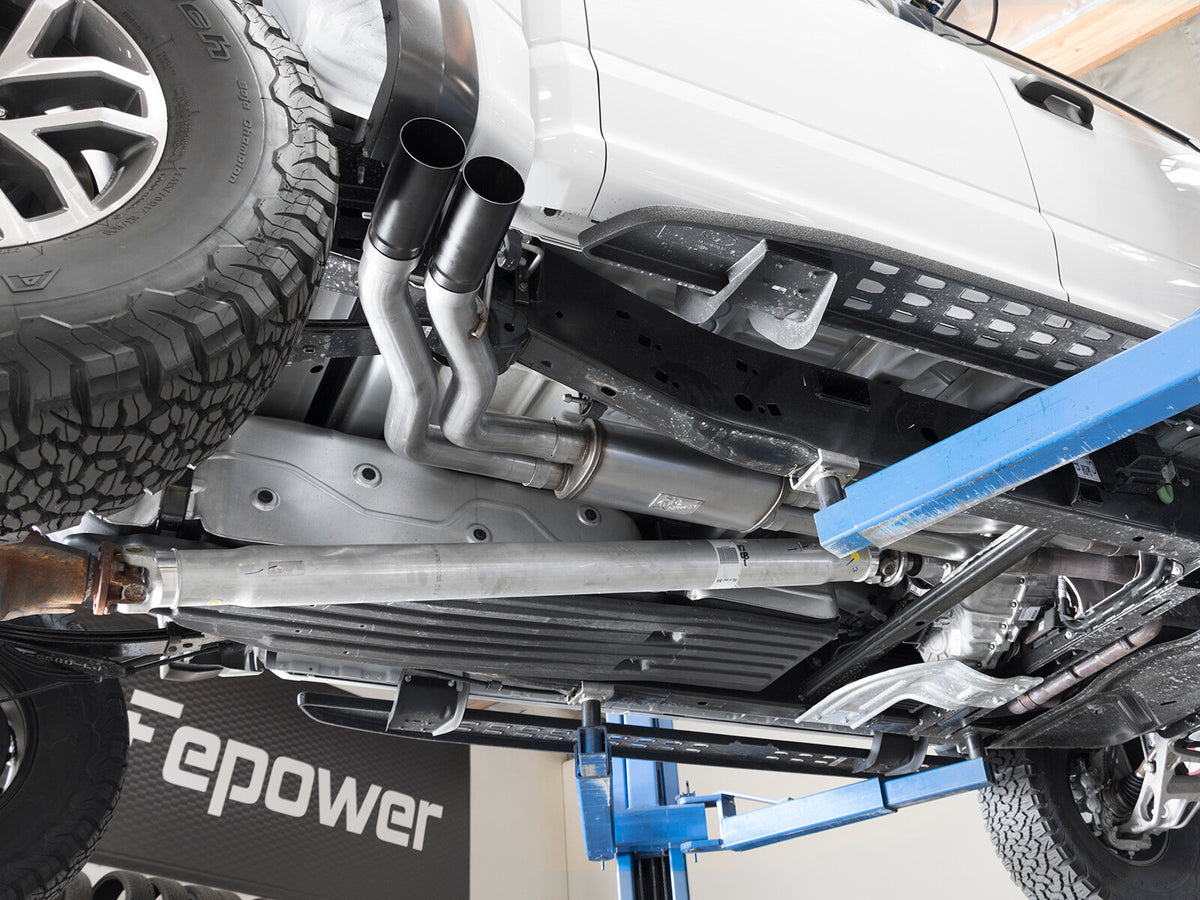 Rebel Series 3 Inch 409 Stainless Steel Cat-Back Exhaust System Ford F-150 Raptor 17-20 V6-3.5L Twin Turbo