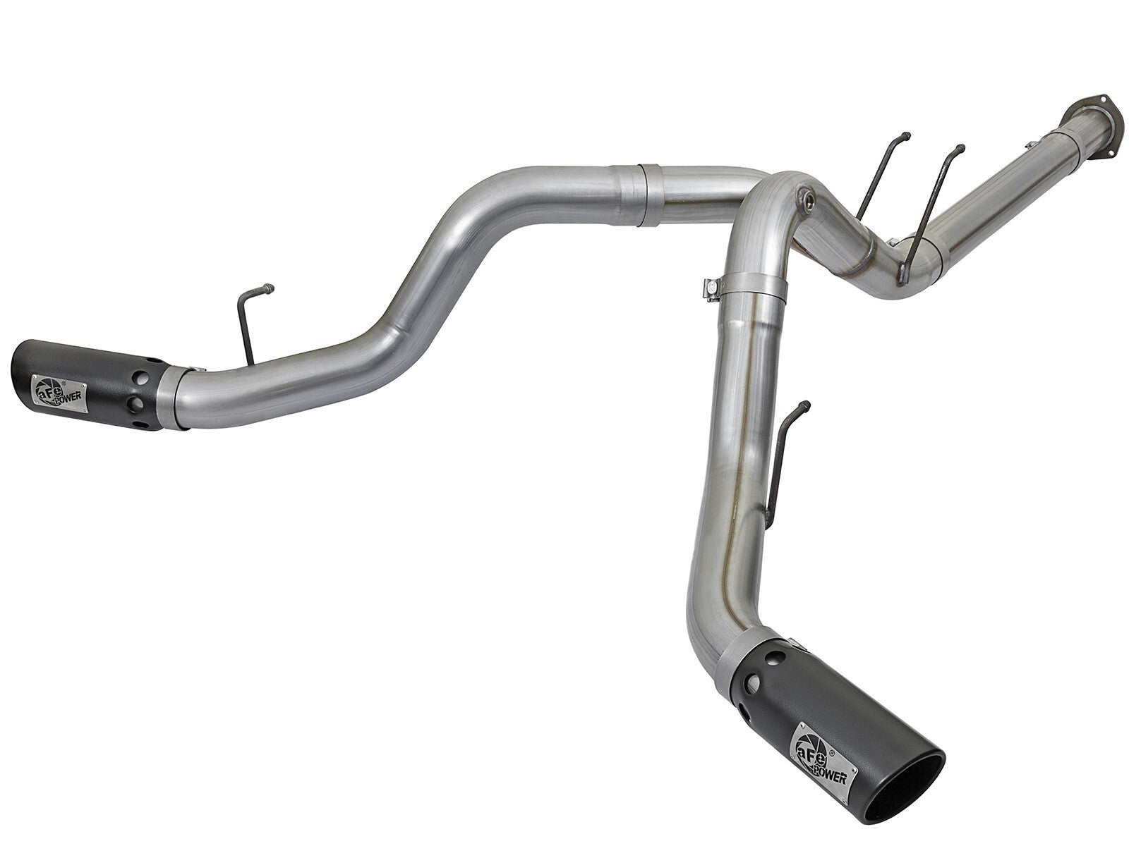 Large Bore-HD 4 Inch 409 Stainless Steel Dpf-Back Exhaust System Ford Diesel Trucks 17-26 V8-6.7L Turbo Diesel