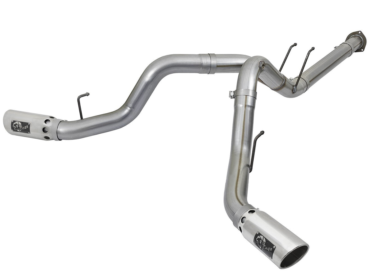Large Bore-HD 4 Inch 409 Stainless Steel Dpf-Back Exhaust System Ford Diesel Trucks 17-26 V8-6.7L Turbo Diesel