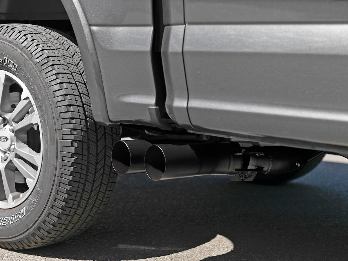 Rebel 409 Stainless Steel Dpf-Back Exhaust System w/ Dual Ford F-150 18-21 V6-3.0L Turbo Diesel