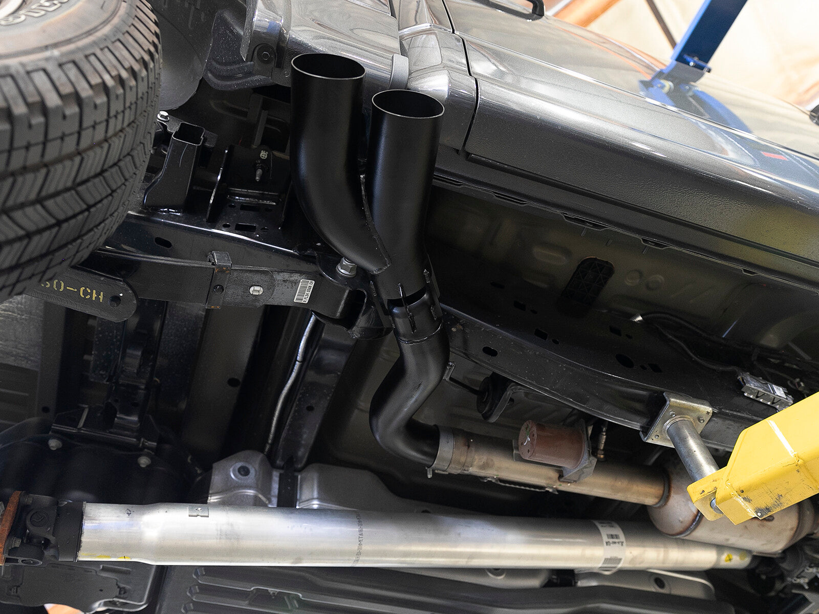 Rebel 409 Stainless Steel Dpf-Back Exhaust System w/ Dual Ford F-150 18-21 V6-3.0L Turbo Diesel