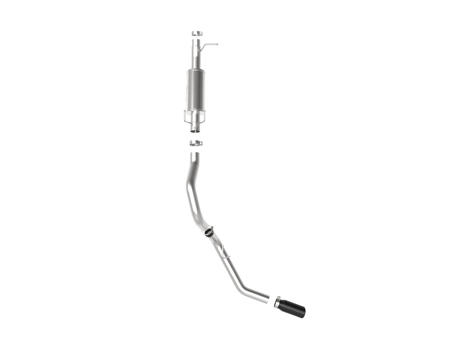 Apollo GT Series 3-1/2 Inch Stainless Steel Axle-Back Exhaust System Ford F-250/F-350 17-26 V8-6.2/6.8/7.3L Moderate Sound Level