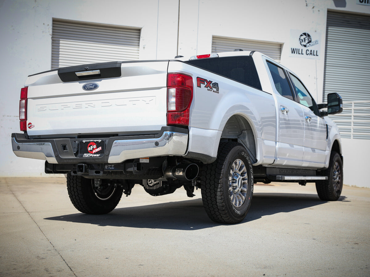 Apollo GT Series 3-1/2 Inch Stainless Steel Axle-Back Exhaust System Ford F-250/F-350 17-26 V8-6.2/6.8/7.3L Moderate Sound Level