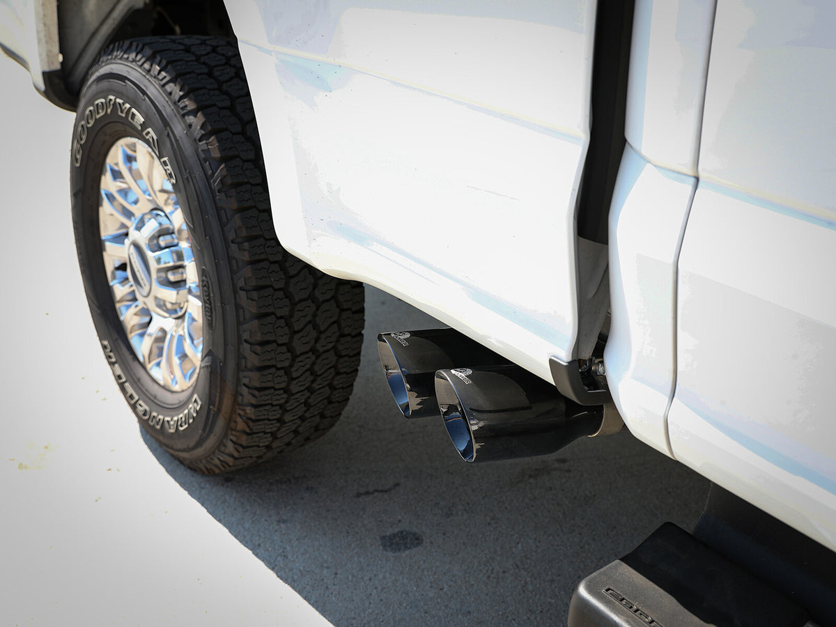 Rebel Series 3 Inch 409 Stainless Steel Cat-Back Exhaust System Ford F-250/F-350 17-26 V8-6.2/6.8/7.3L