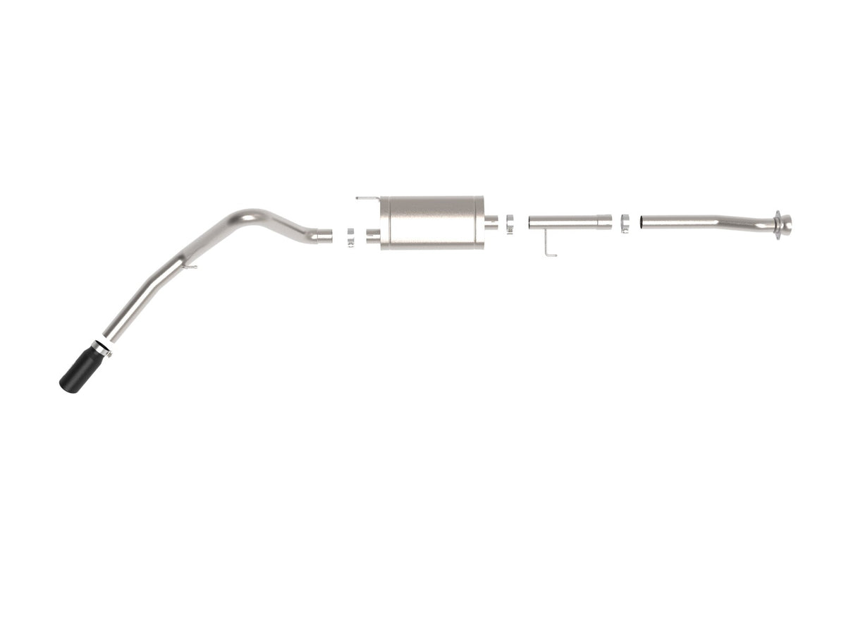 Apollo GT Series 3 Inch to 3-1/2 Inch 409 SS Cat-Back Exhaust System Ford F-150 21-26 V6-2.7L Twin Turbo/3.5L Twin Turbo/V8-5.0L