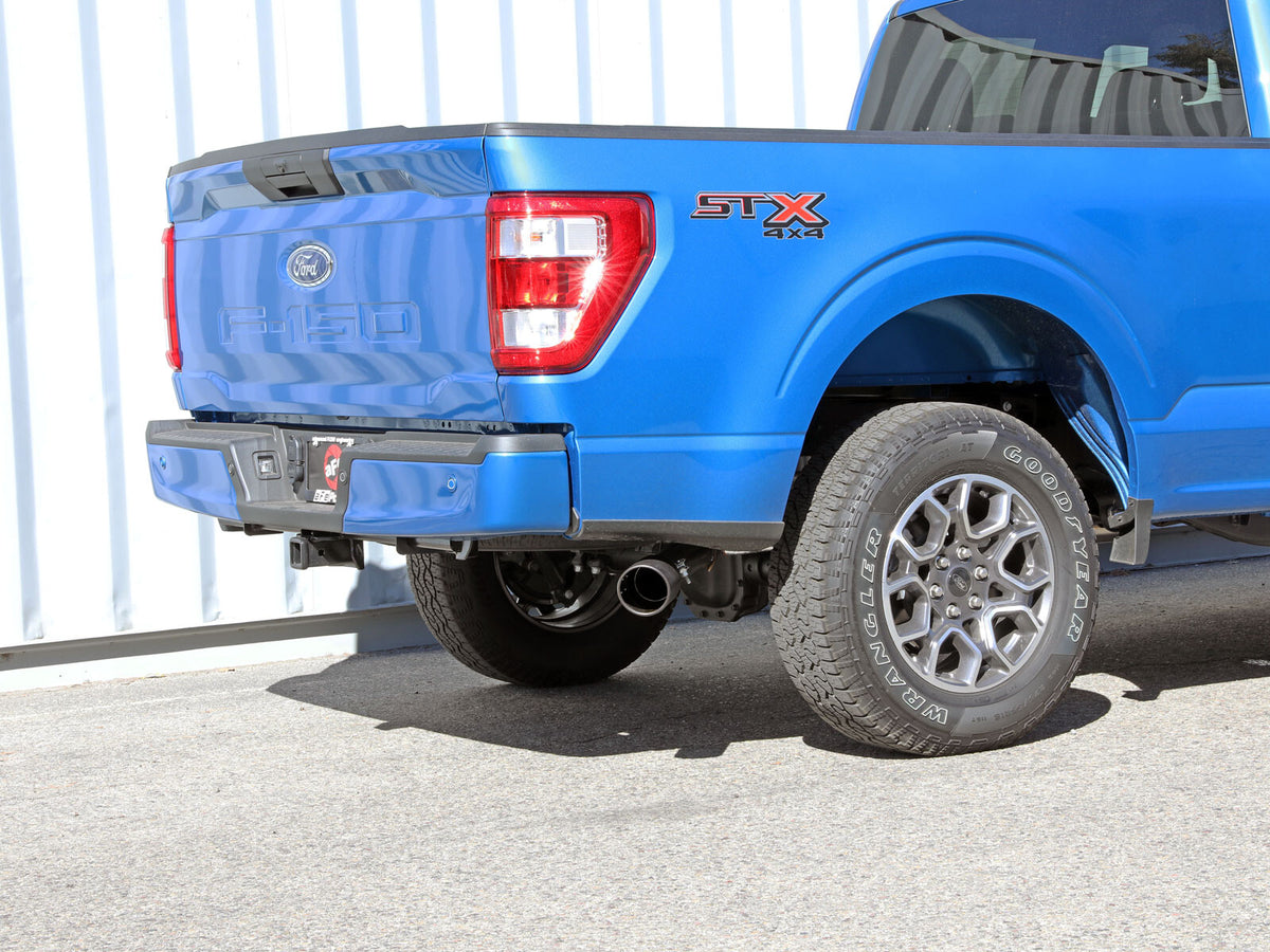Apollo GT Series 3 Inch to 3-1/2 Inch 409 SS Cat-Back Exhaust System Ford F-150 21-26 V6-2.7L Twin Turbo/3.5L Twin Turbo/V8-5.0L