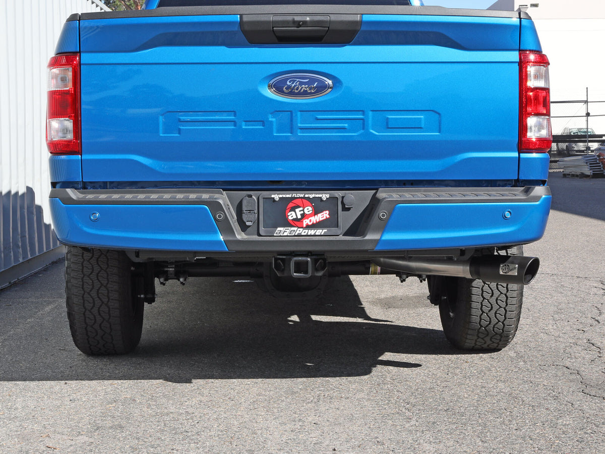 Apollo GT Series 3 Inch to 3-1/2 Inch 409 SS Cat-Back Exhaust System Ford F-150 21-26 V6-2.7L Twin Turbo/3.5L Twin Turbo/V8-5.0L