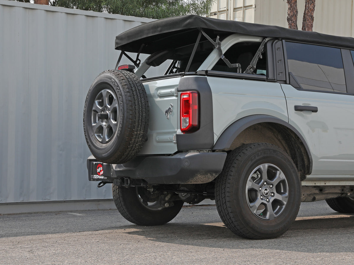 Apollo GT Series 3 Inch 409 Stainless Steel Cat-Back Hi-Tuck Exhaust System Ford Bronco 21-26 L4-2.3L Turbo/V6-2.7L Twin Turbo
