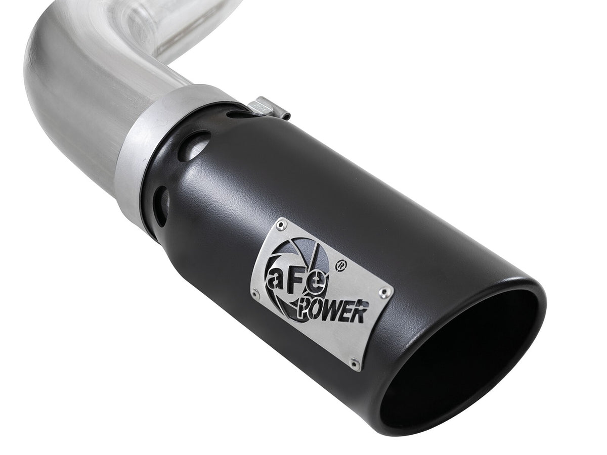 Large Bore-HD 4 Inch 409 Stainless Steel Dpf-Back Exhaust System Ford F-150 2021 V6-3.0L Turbo Diesel