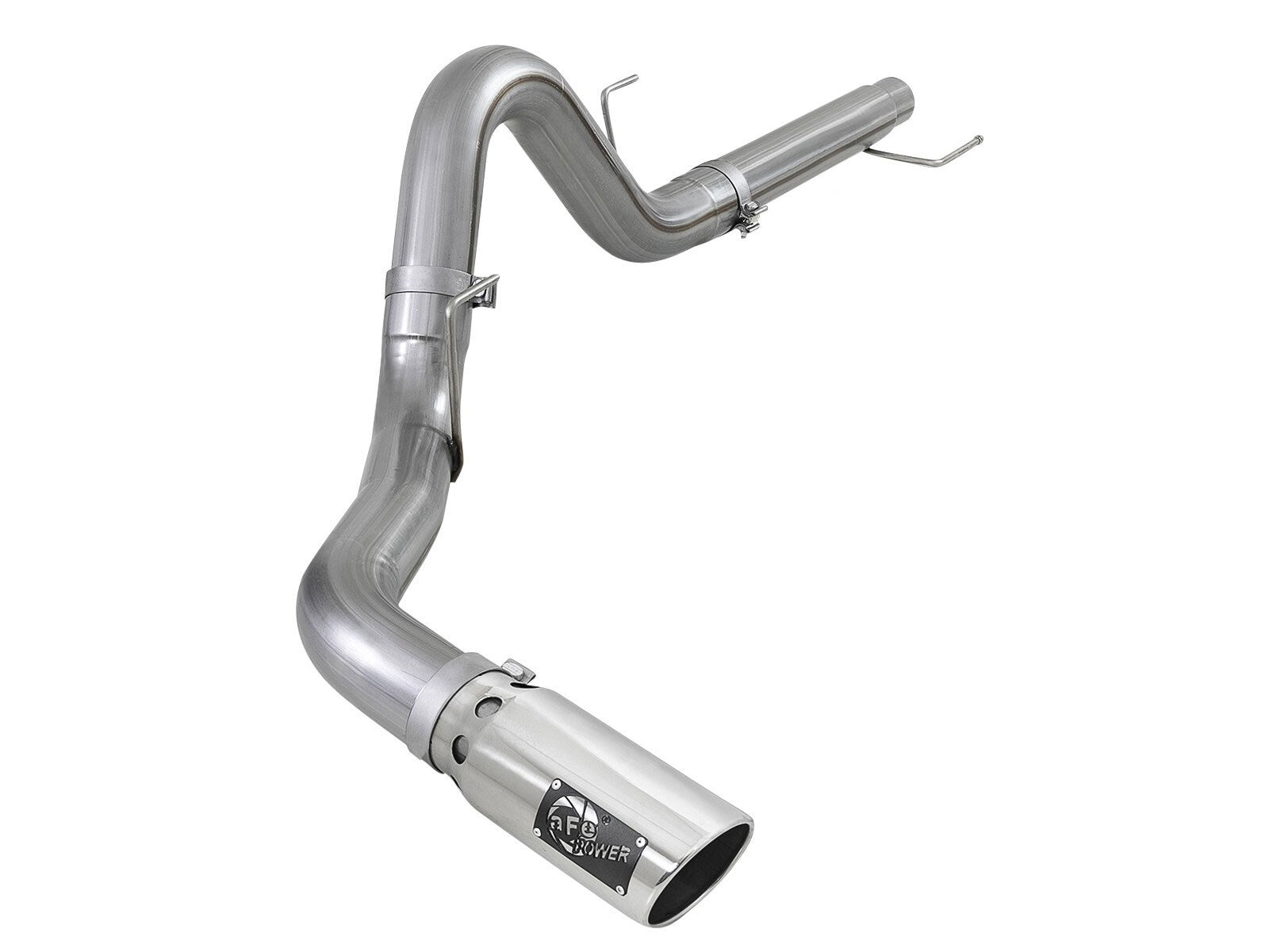 Large Bore-HD 4 Inch 409 Stainless Steel Dpf-Back Exhaust System Ford F-150 2021 V6-3.0L Turbo Diesel