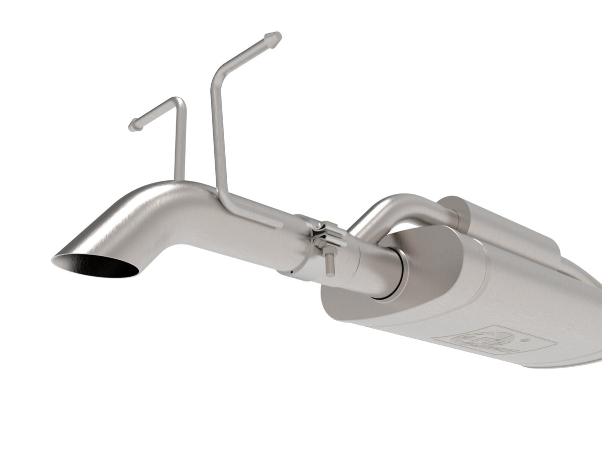 Rock Basher 2-1/2 Inch 409 Stainless Steel Cat-Back Hi-Tuck Exhaust System Ford Ranger 24-26 L4-2.3L Turbo