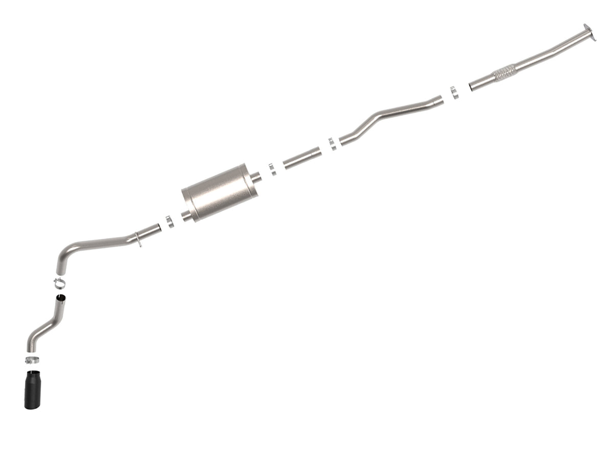 Apollo GT Series 3 Inch 409 Stainless Steel Cat-Back Exhaust System GM Silverado/Sierra 1500 19-26 L4-2.7L Turbo