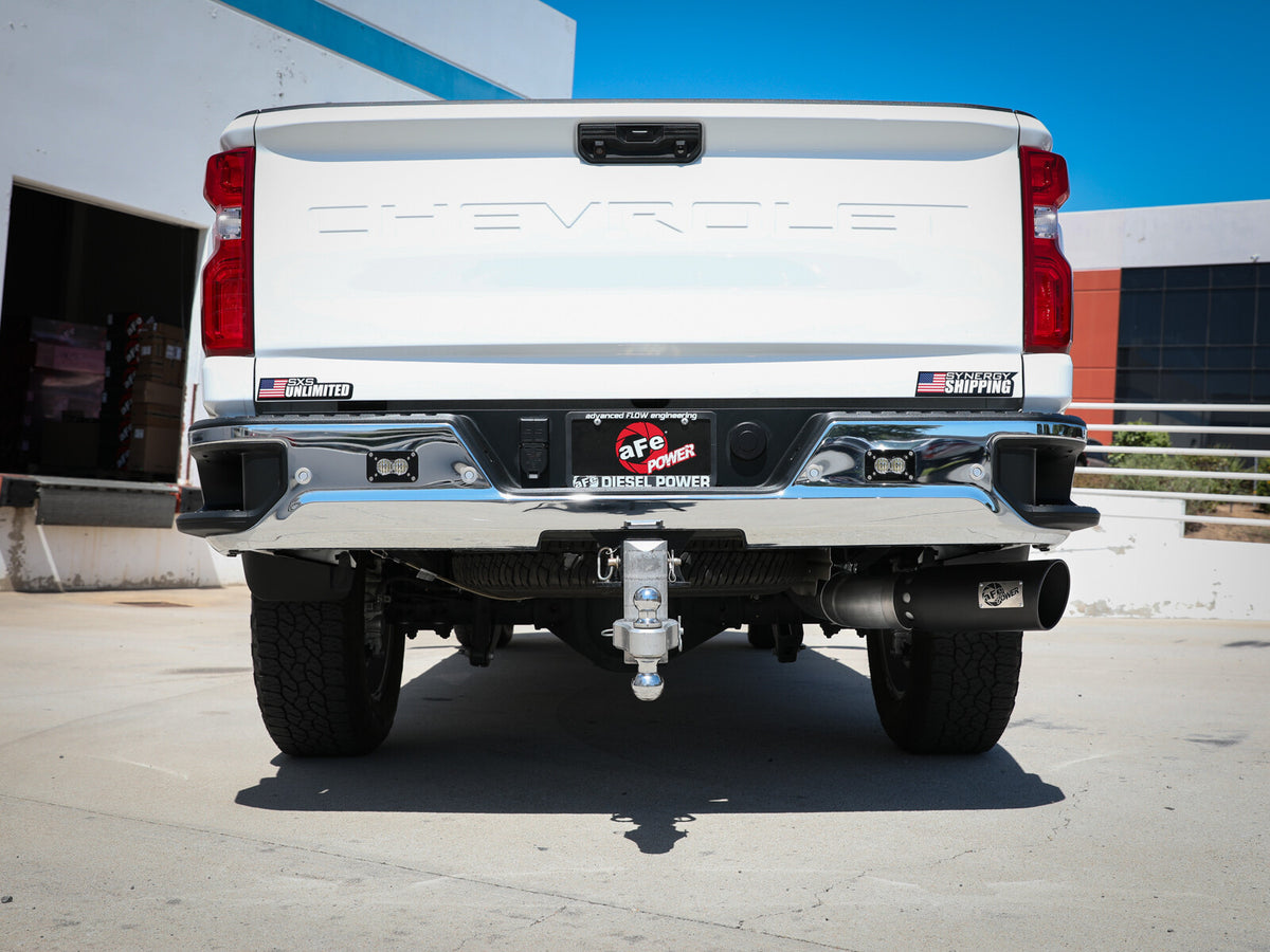 Large Bore-HD 5 Inch 409 Stainless Steel Dpf-Back Exhaust System GM Diesel Trucks 20-23 V8-6.6L Turbo Diesel L5P