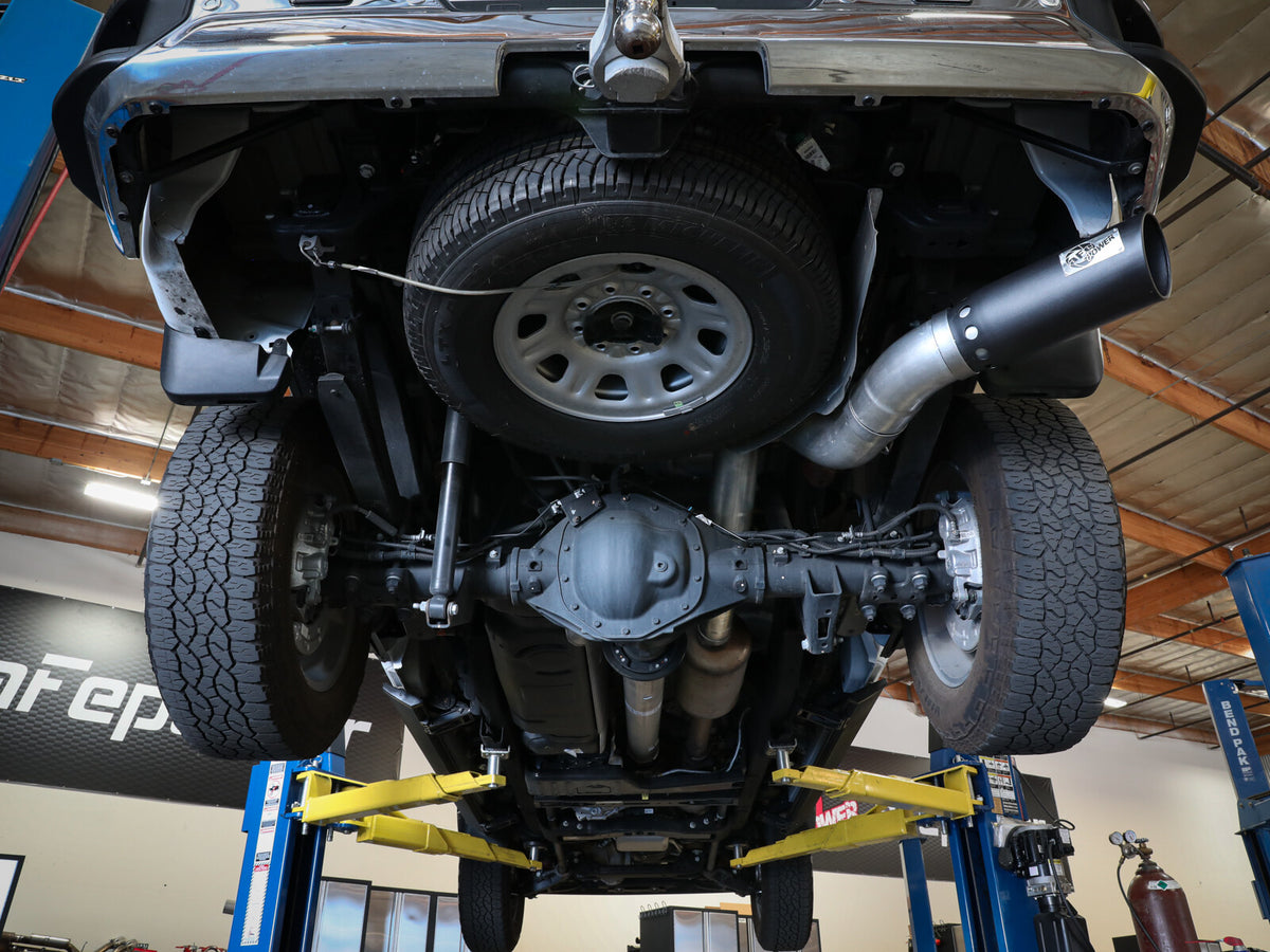 Large Bore-HD 5 Inch 409 Stainless Steel Dpf-Back Exhaust System GM Diesel Trucks 20-23 V8-6.6L Turbo Diesel L5P