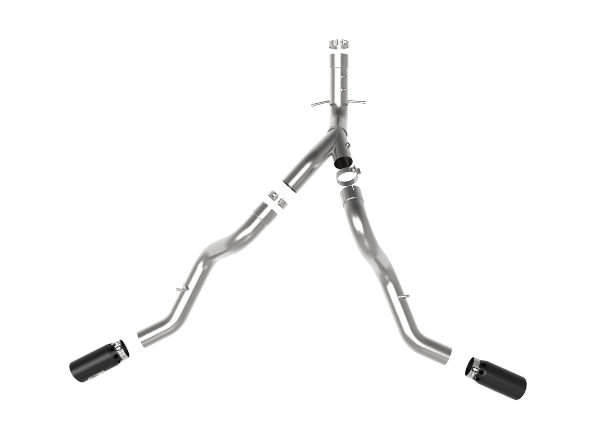 Large Bore-HD 4 Inch 409 Stainless Steel Dpf-Back Exhaust System GM Diesel Trucks 20-26 V8-6.6L Turbo Diesel L5P