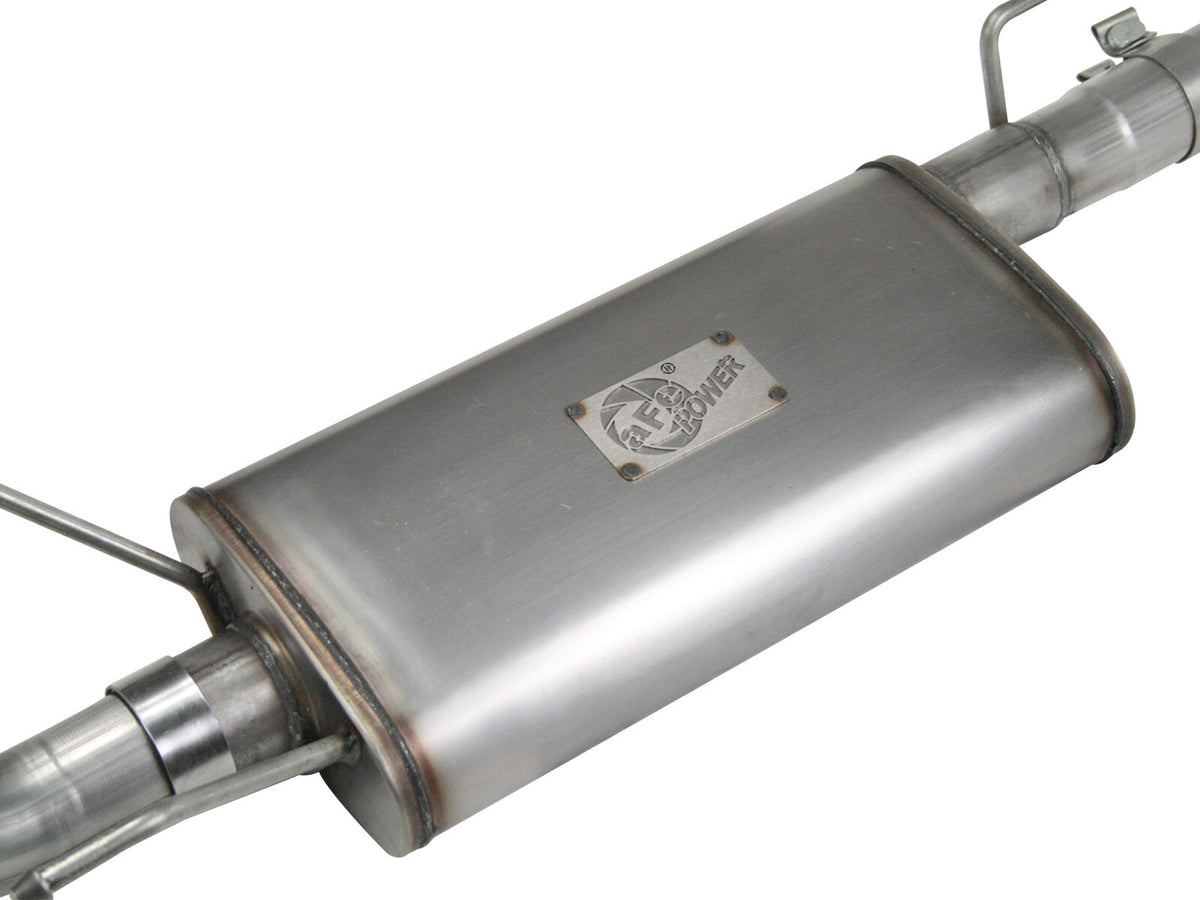 Mach Force-Xp 2-1/2 Inch 409 Stainless Steel Cat-Back Exhaust System Toyota Tacoma 13-15 V6-4.0L