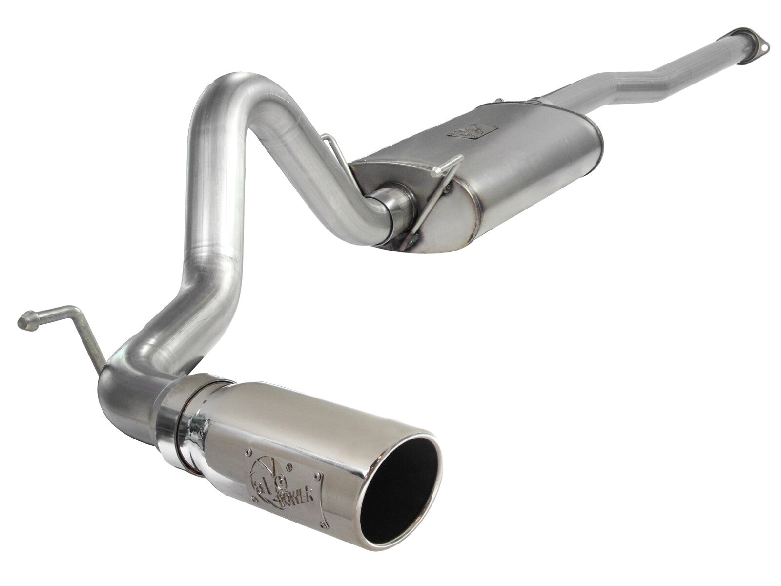 Mach Force-Xp 3 Inch 409 Stainless Steel Cat-Back Exhaust System Toyota Tacoma 13-15 V6-4.0L