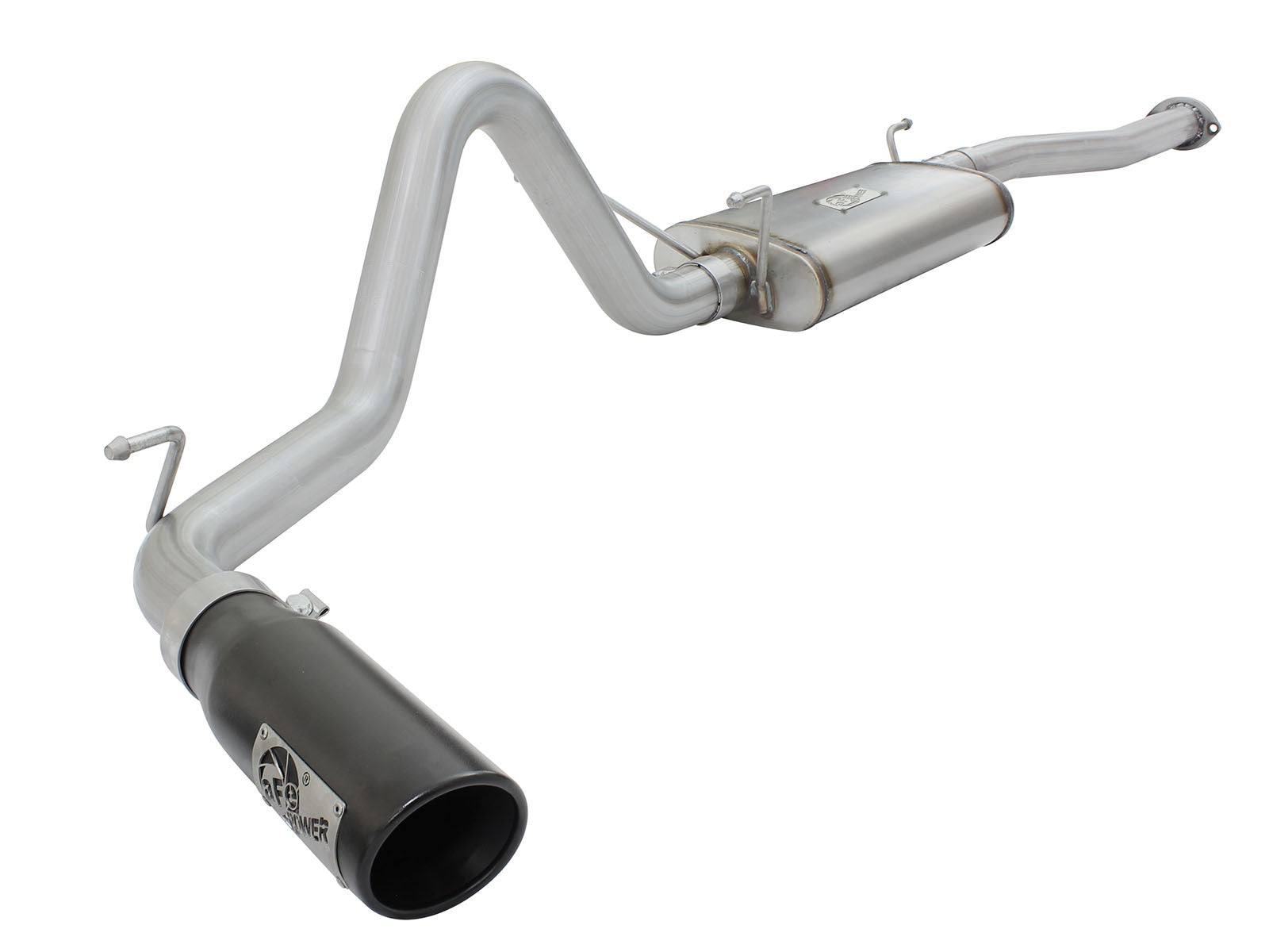 Mach Force-Xp 2-1/2 Inch 409 Stainless Steel Cat-Back Exhaust System Toyota Tacoma 13-15 L4-2.7L