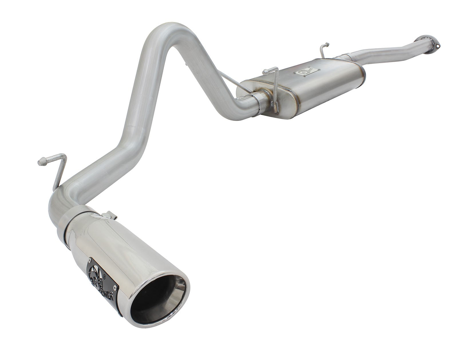 Mach Force-Xp 2-1/2 Inch 409 Stainless Steel Cat-Back Exhaust System Toyota Tacoma 13-15 L4-2.7L