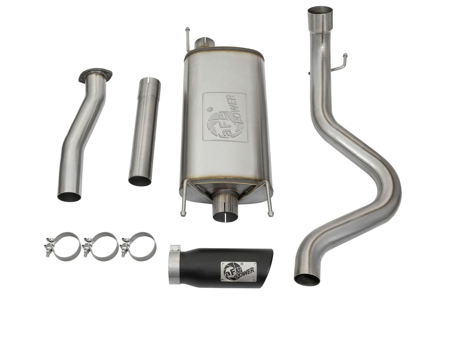 Mach Force-Xp 3 Inch 409 Stainless Steel Cat-Back Exhaust System Toyota Tacoma 16-23 V6-3.5L