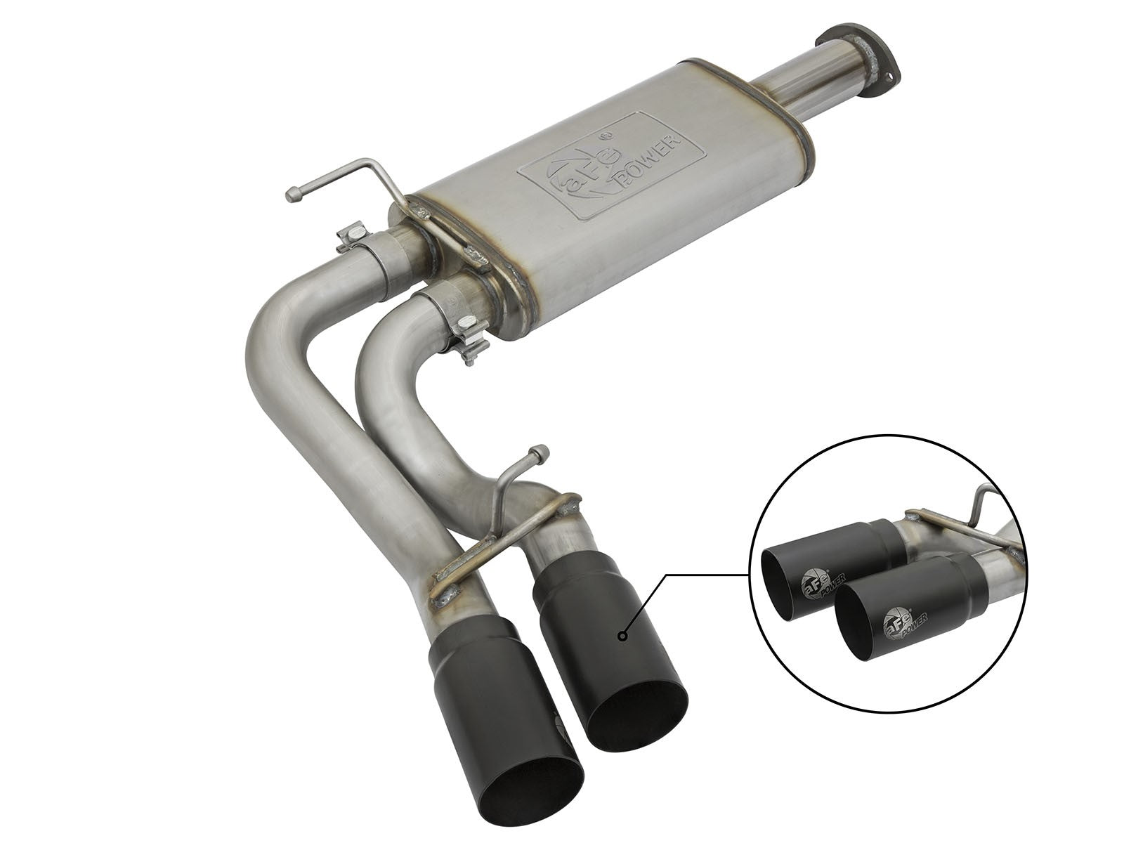 Rebel Series 3 Inch Cat-Back Exhaust System w/ Dual Mid-Side Exit Toyota Tacoma 16-23 V6-3.5L