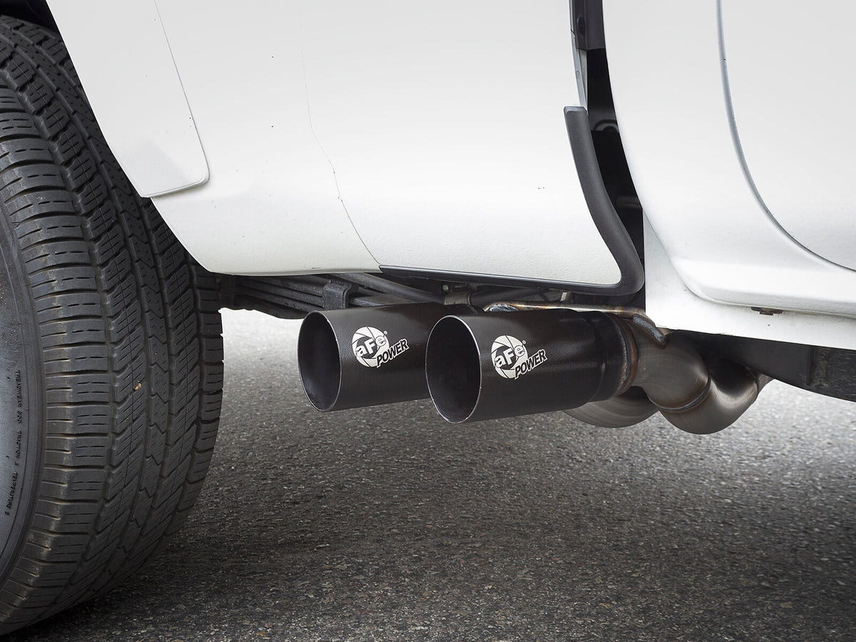 Rebel Series 3 Inch Cat-Back Exhaust System w/ Dual Mid-Side Exit Toyota Tacoma 16-23 V6-3.5L