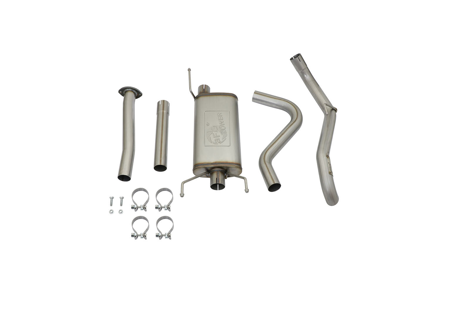 Mach Force-Xp 2-1/2 Inch 409 Stainless Steel Cat-Back Hi-Tuck Exhaust System Toyota Tacoma 16-23 L4-2.7L/V6-3.5L