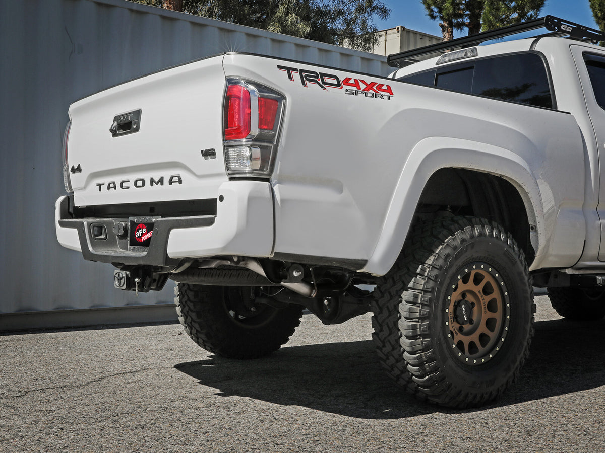 Mach Force-Xp 2-1/2 Inch 409 Stainless Steel Cat-Back Hi-Tuck Exhaust System Toyota Tacoma 16-23 L4-2.7L/V6-3.5L