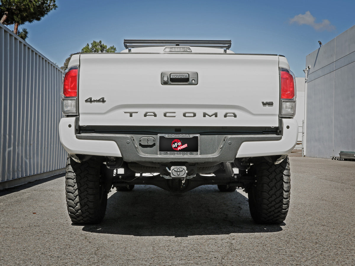 Mach Force-Xp 2-1/2 Inch 409 Stainless Steel Cat-Back Hi-Tuck Exhaust System Toyota Tacoma 16-23 L4-2.7L/V6-3.5L