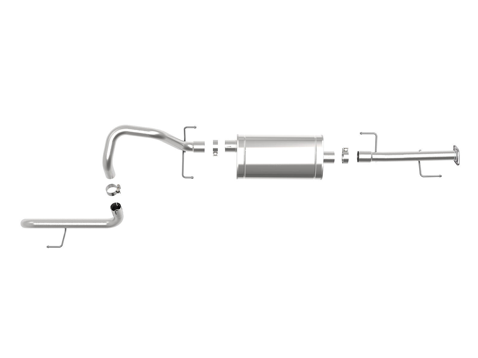 Mach Force-Xp 2-1/2 Inch 409 Stainless Steel Cat-Back Hi-Tuck Exhaust System Toyota 4Runner 10-23 V6-4.0L