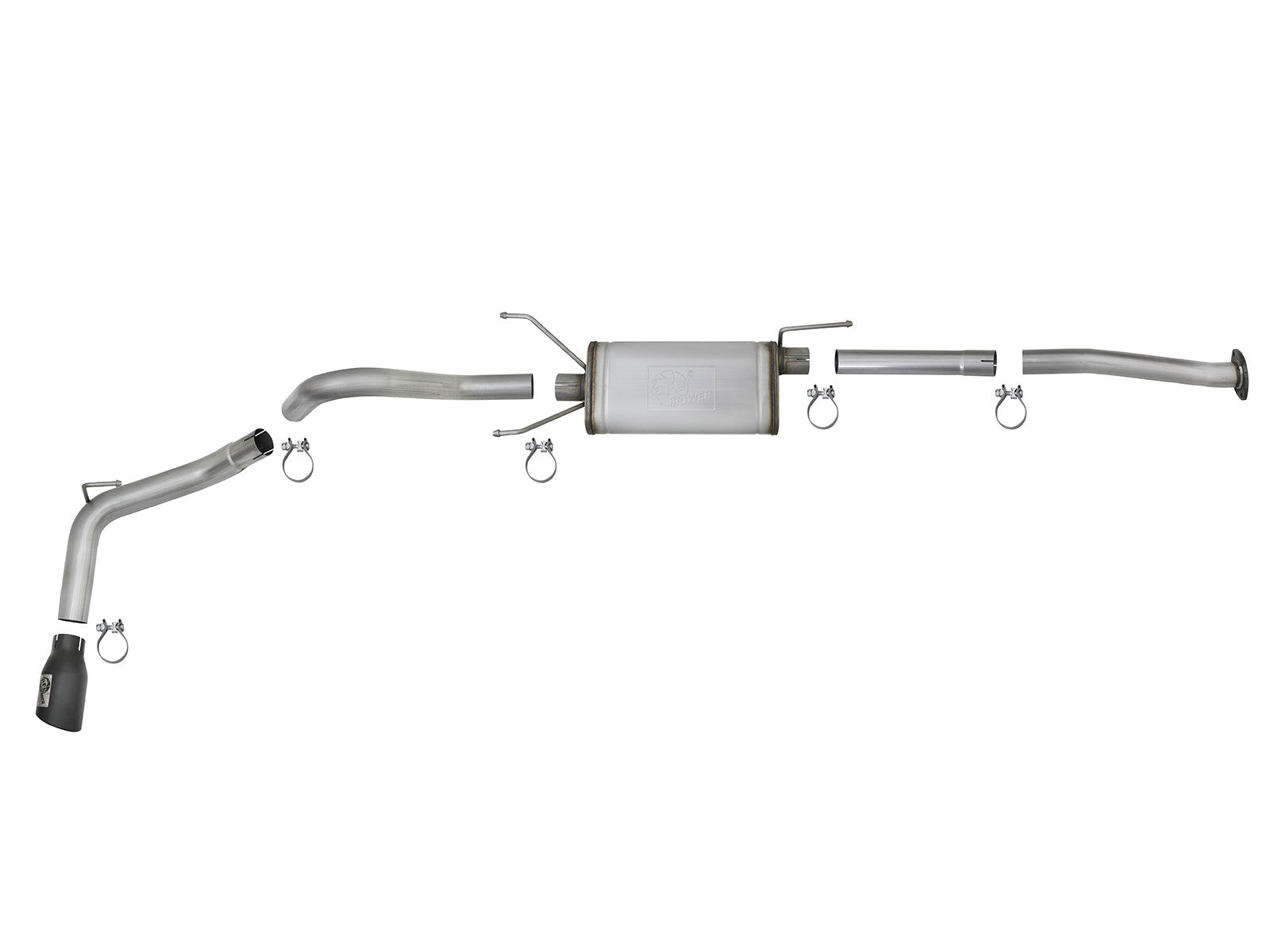 Mach Force-Xp 2-1/2 Inch 304 Stainless Steel Cat-Back Exhaust Toyota Tacoma 16-23 L4-2.7L/V6-3.5L