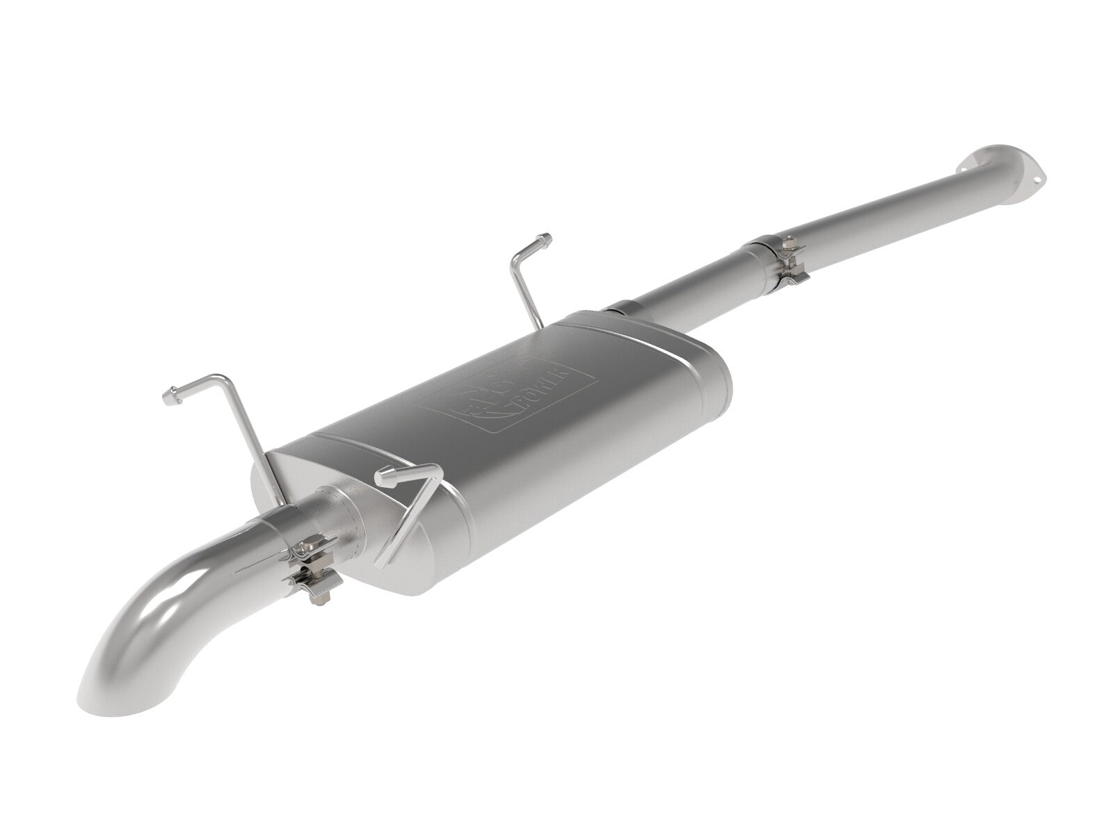 Rock Basher 2-1/2 Inch 409 Stainless Steel Cat-Back Hi-Tuck Exhaust System Toyota Tacoma 16-23 L4-2.7L/V6-3.5L