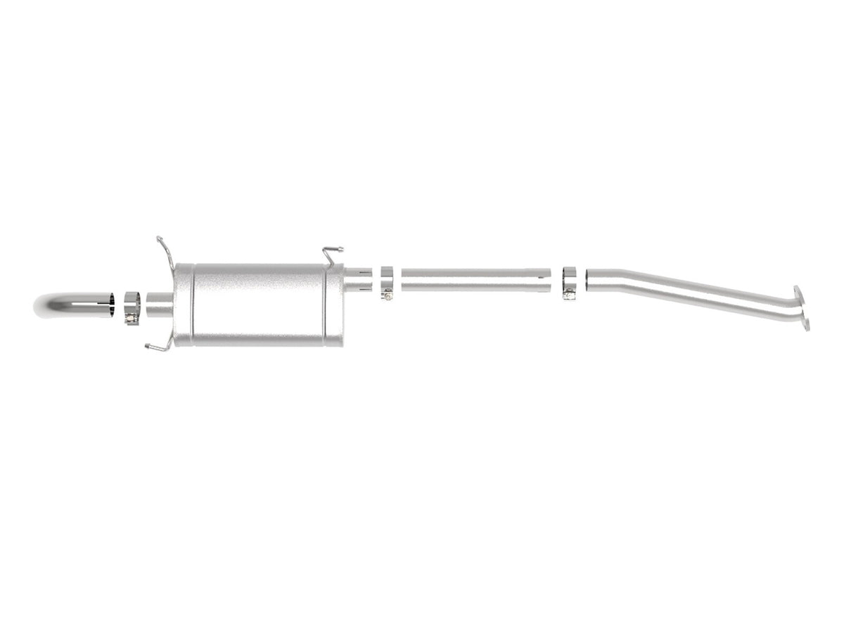 Rock Basher 2-1/2 Inch 409 Stainless Steel Cat-Back Hi-Tuck Exhaust System Toyota Tacoma 16-23 L4-2.7L/V6-3.5L