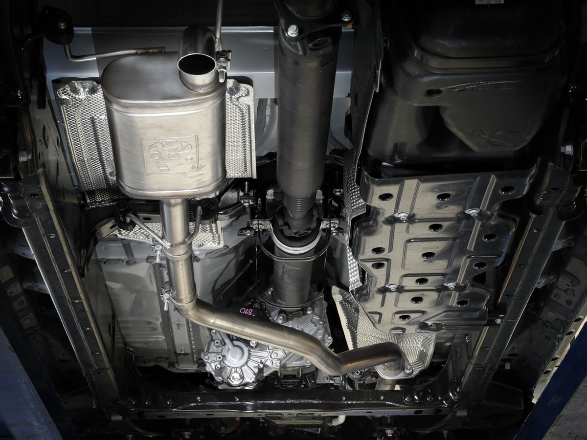 Rock Basher 2-1/2 Inch 409 Stainless Steel Cat-Back Exhaust System Toyota Tacoma 24-26 L4-2.4L Turbo