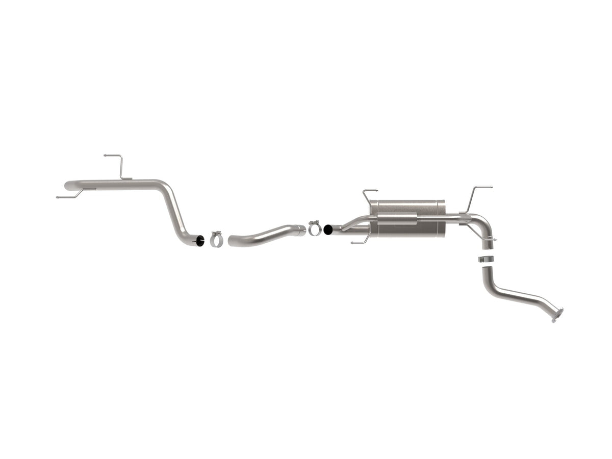 Apollo GT Series 2-1/2 Inch 409 Stainless Steel Cat-Back Hi-Tuck Exhaust System Toyota 4Runner 25-26 L4-2.4L Turbo