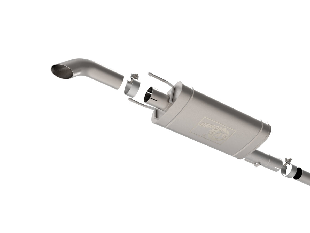 Rock Basher 2-1/2 Inch 409 Stainless Steel Cat-Back Hi-Tuck Exhaust System Toyota Tacoma 05-15 V6-4.0L