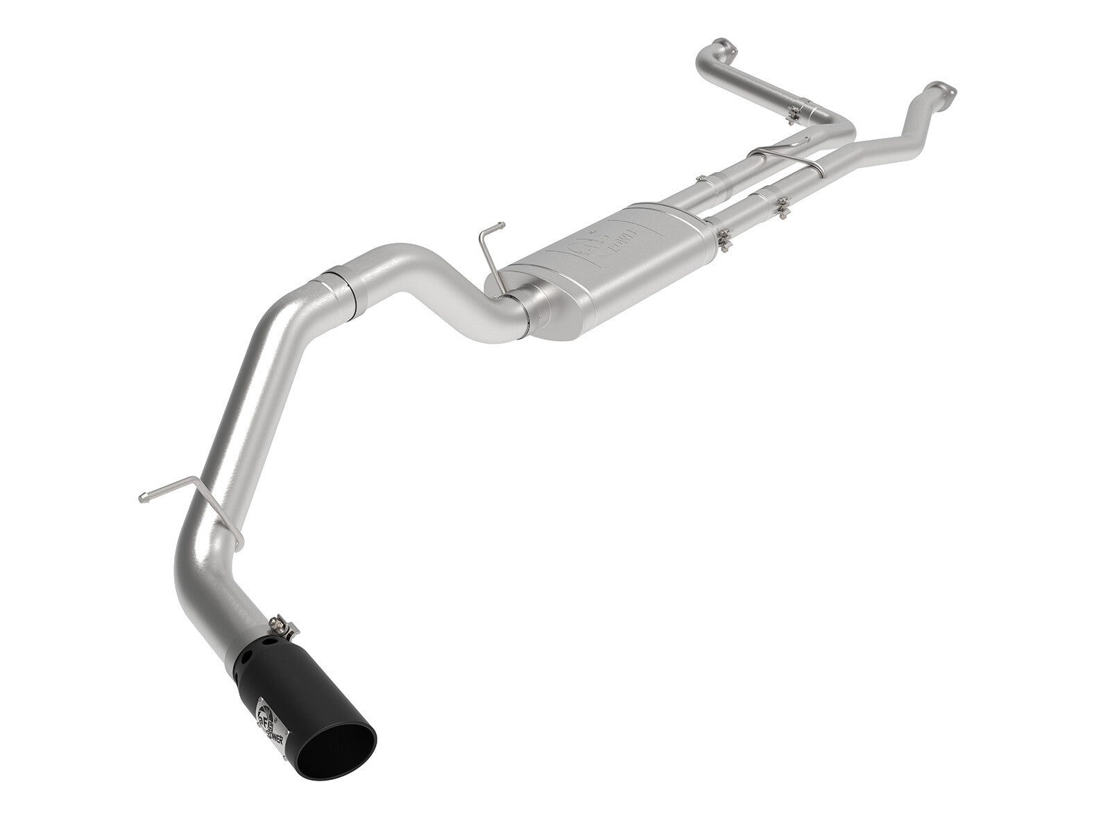 Mach Force-Xp 3 Inch to 4 Inch 409 Stainless Steel Cat-Back Exhaust System Nissan Titan Xd 16-24 V8-5.6L