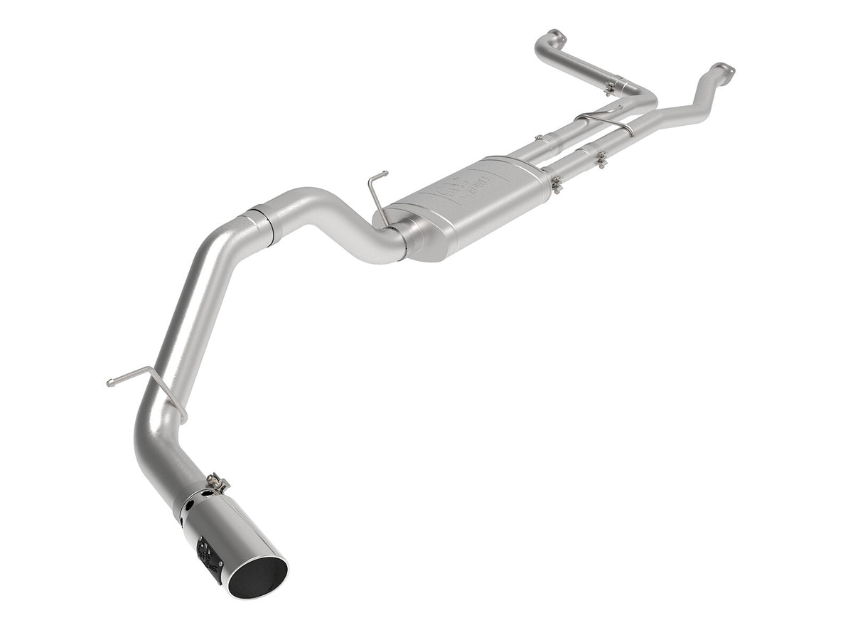 Mach Force-Xp 3 Inch to 4 Inch 409 Stainless Steel Cat-Back Exhaust System Nissan Titan Xd 16-24 V8-5.6L