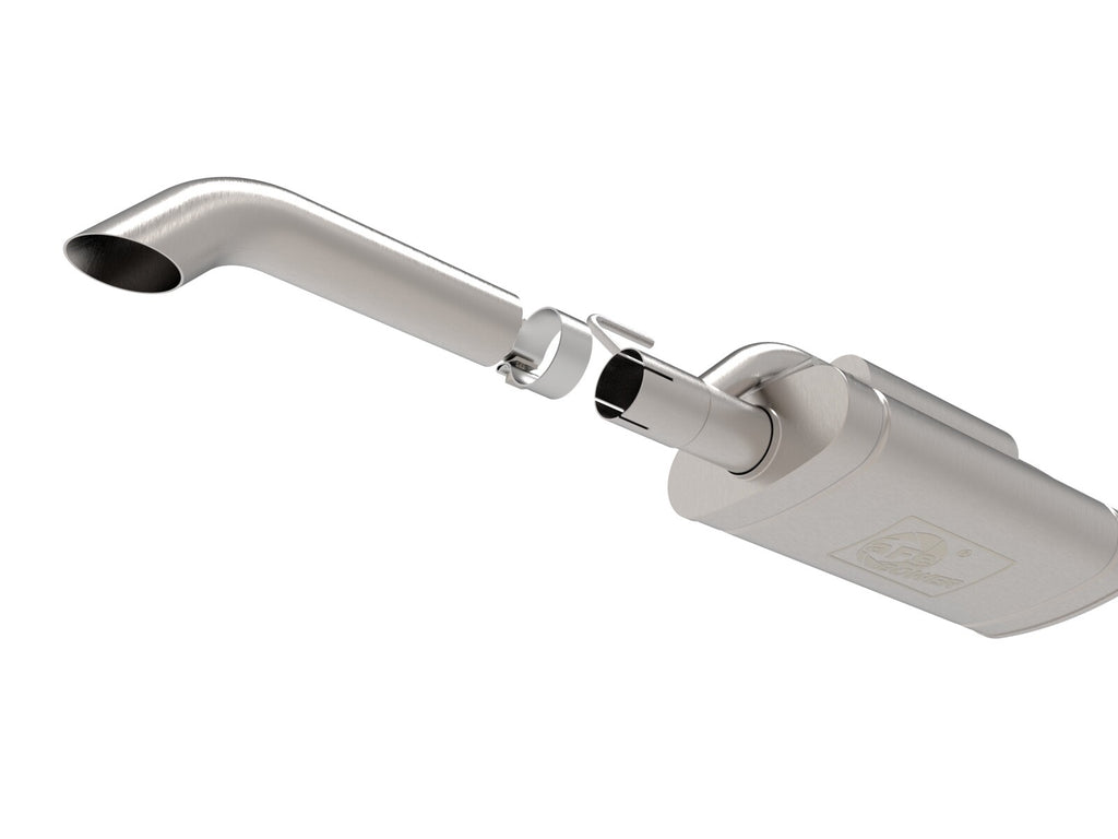 Rock Basher 2-1/2 Inch 409 Stainless Steel Cat-Back Hi-Tuck Exhaust System Nissan Frontier 22-26 V6-3.8L