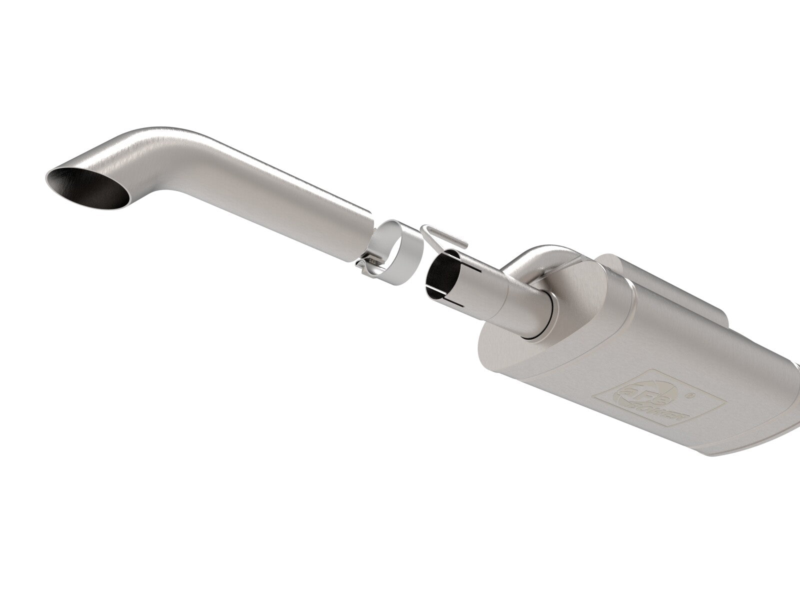 Rock Basher 2-1/2 Inch 409 Stainless Steel Cat-Back Hi-Tuck Exhaust System Nissan Frontier 22-26 V6-3.8L