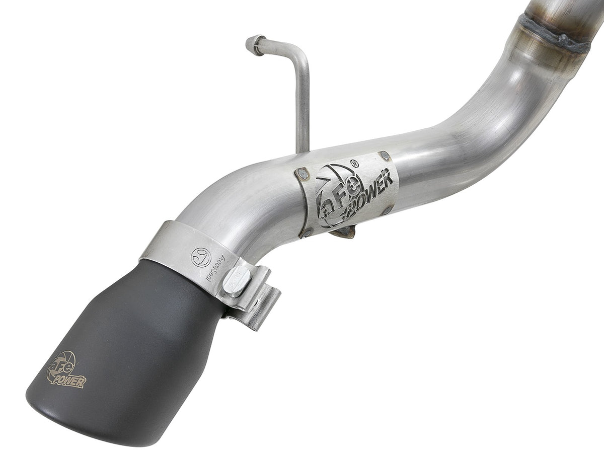 Mach Force-Xp 2-1/2 Inch 409 Stainless Steel Cat-Back Hi-Tuck Exhaust System Black Tip Jeep Wrangler (Jl) 18-26 V6-3.6L