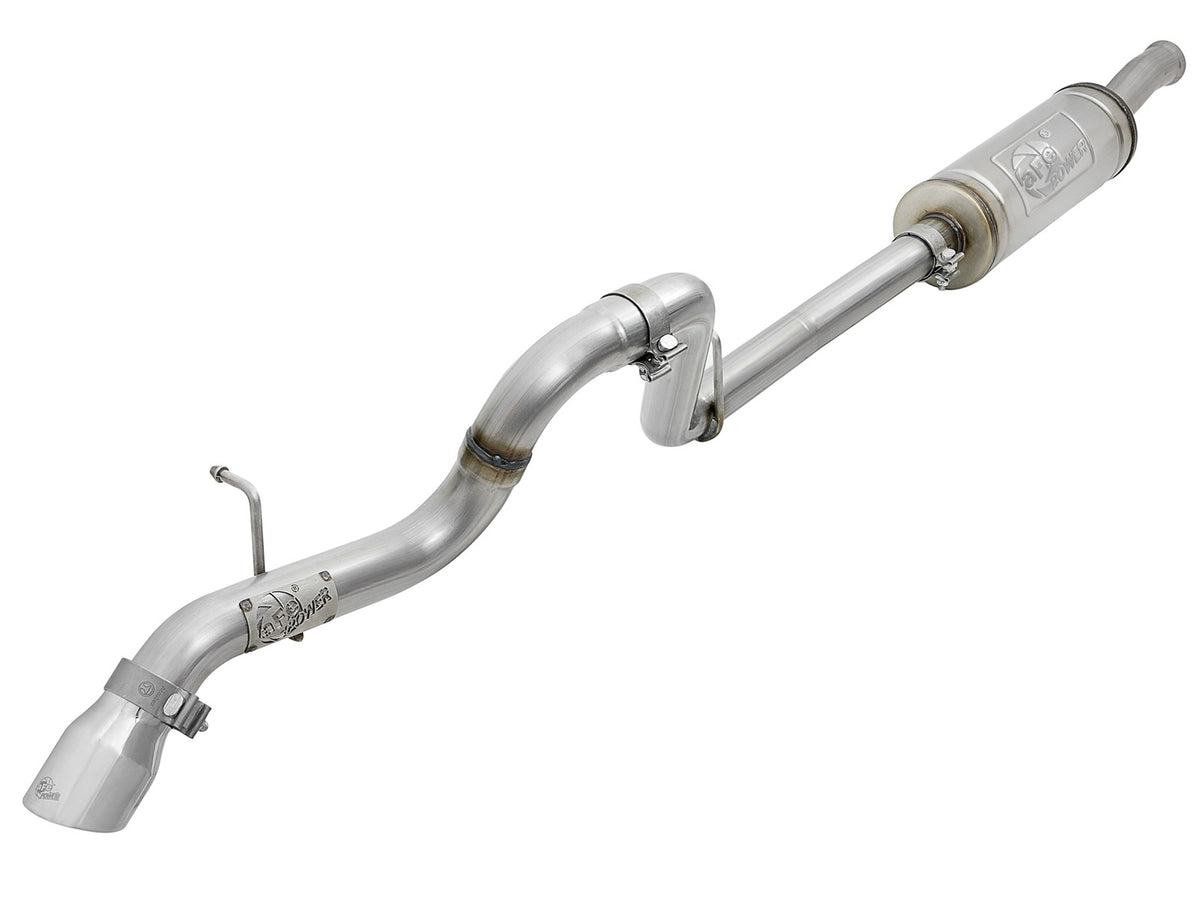 Mach Force-Xp 2-1/2 Inch 409 Stainless Steel Cat-Back Hi-Tuck Exhaust System Polished Tip Jeep Wrangler (Jl) 18-26 V6-3.6L